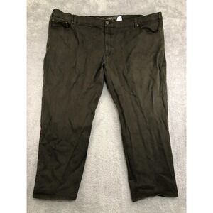 True Nation Jeans Mens 54x30 (Tag 58x30) Brown Athletic Fit Denim
